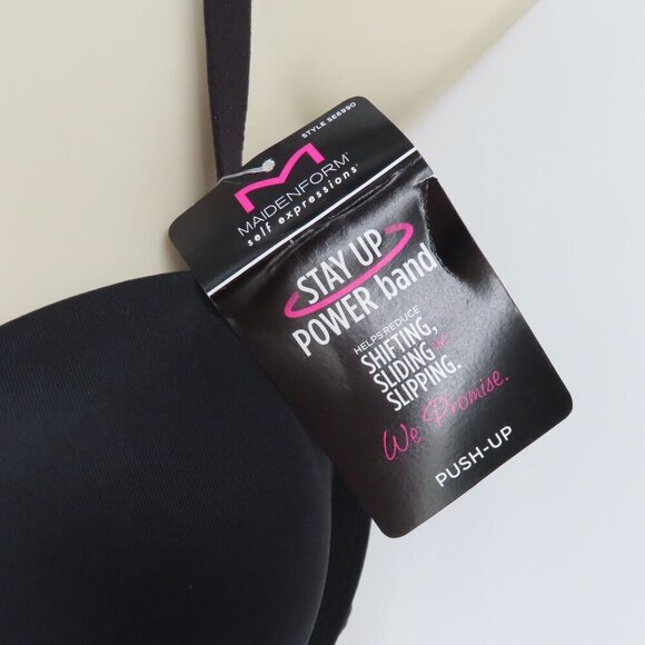 Maidenform 36C Bra SE6990 Black Self Expressions Removable Straps Strapless NEW - Picture 3 of 12